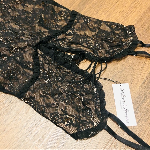 For Love And Lemons Gracie Lace High-low Slip - Picture 4 of 11